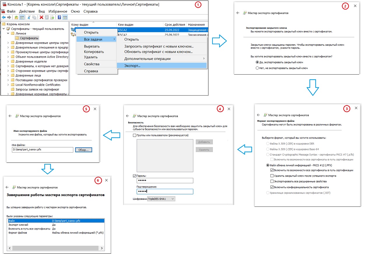 ecp_mmc_export_pfx